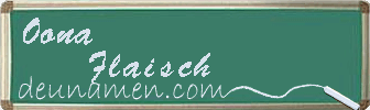 Oona Flaisch Visitenkarte